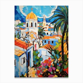 Tunis Tunisia 2 Fauvist Painting Canvas Print