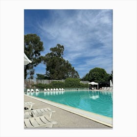 Swimming Pool Canvas Print