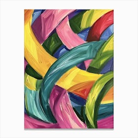 Colorful Swirls 11 Canvas Print