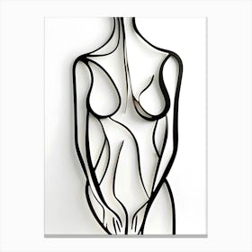 Woman'S Body Canvas Print