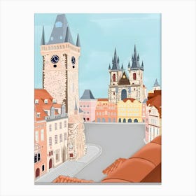 Prague Czech Republic Travel Canvas Print