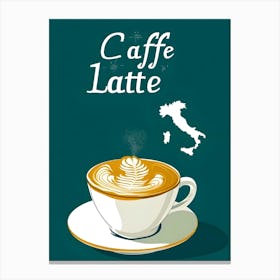 Coffee Latte Canvas Print