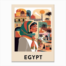 Egypt Vintage Travel Poster Canvas Print