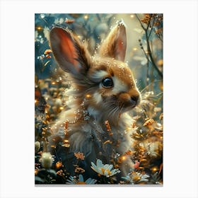 Rabbit In The Meadow Canvas Print