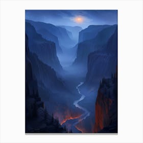 Valley Of Fire Canvas Print