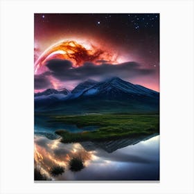 Galaxy In The Sky 9 Canvas Print