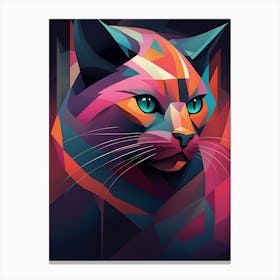 Abstract Cat 4 Canvas Print