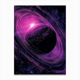 Purple Galaxy Canvas Print