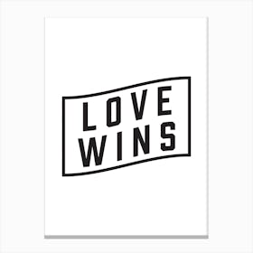 Love Wins Canvas Print