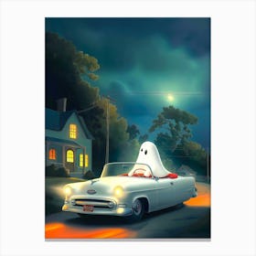 Ghost Car 3 Canvas Print