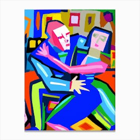 Dancing Couple Matisse 2 Canvas Print