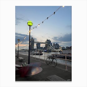 Tower Bridge At Dusk Canvas Print