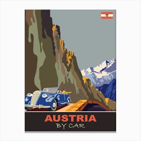 Austria By Car Canvas Print