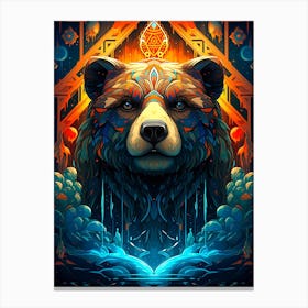 Bear In The Forest 1 Canvas Print