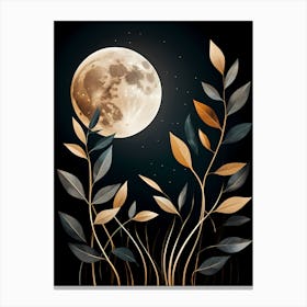 Full Moon In The Sky 2 Canvas Print