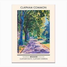 Clapham Common London Parks Garden 4 Canvas Print