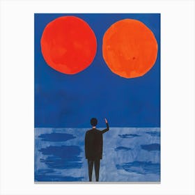 Two Suns Canvas Print