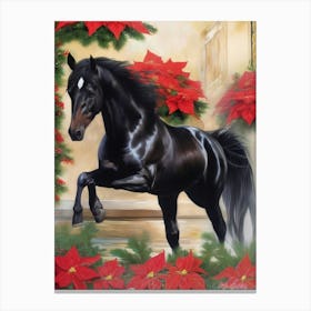 Christmas Horse Canvas Print