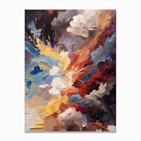 Abstract Of Clouds Canvas Print