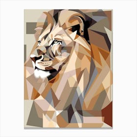 Abstract Lion 1 Canvas Print