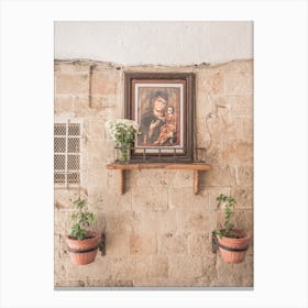 Wall Art In Puglia, Italy Canvas Print