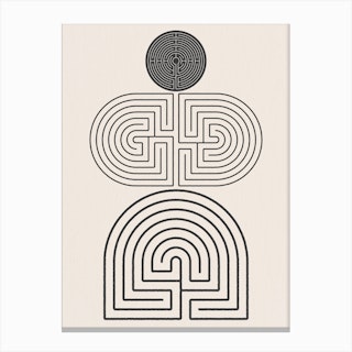 Labyrinth 1 Canvas Print