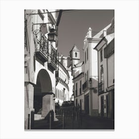 The streets of Evora - Portugal Canvas Print