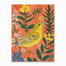 Spring Birds Yellowhammer 4 Canvas Print