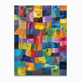 Quilted Patchwork Canvas Print