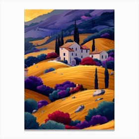 Tuscan Landscape 1 Canvas Print