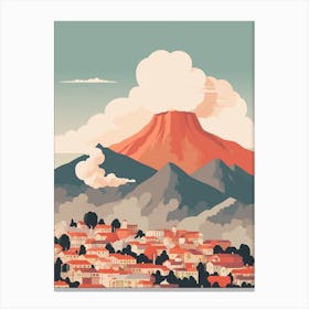 El Salvador 2 Travel Illustration Canvas Print