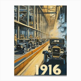 Aihrgdesign A Vintage Industrial Poster Celebrating Automobil 36a37136 A4f9 47c7 Afb9 89ce76f966d9 1 Canvas Print