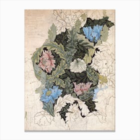 Wreath, William Morris Canvas Print
