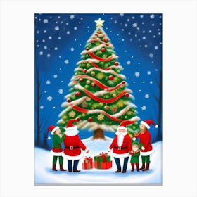 Christmas Tree Art 2 Canvas Print