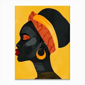 African Woman Canvas Art 1 Canvas Print