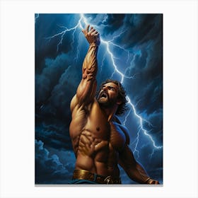 God Of Thunder 1 Canvas Print