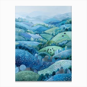 Blue Hills 1 Canvas Print