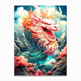 Dragon In The Sky 9 Canvas Print