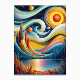 Psychedelic Painting 3 Canvas Print