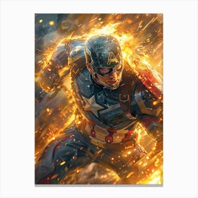 Captain America 20 Canvas Print