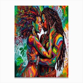 My Love - 'Colorful Love' Canvas Print