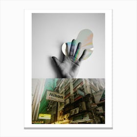 Nikon Hand Canvas Print