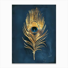 Peacock Feather Canvas Print 2 Canvas Print