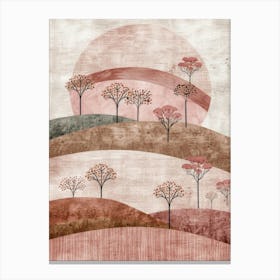 Landscape With Trees 4 Canvas Print