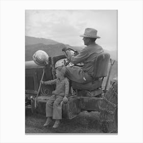 Untitled Photo, Possibly Related To Farmer And His Son, Ouray County, Colorado By Russell Lee Canvas Print