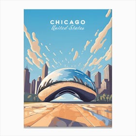 ChicagoTravel Poster Canvas Print