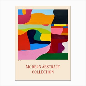 Modern Abstract Collection Poster 26 Canvas Print