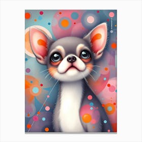 Chihuahua-chu: The Bubble-Pop Race! Canvas Print