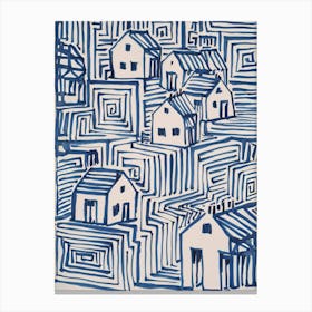 'Houses' Canvas Print