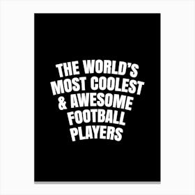 Football Players Canvas Print